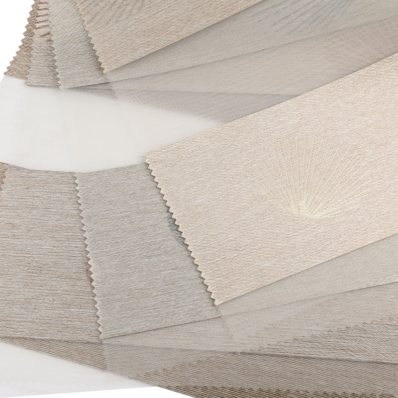 GD03 Simple Fashion Soft Gaze Rideau Jacquard Zebra Store Tissu