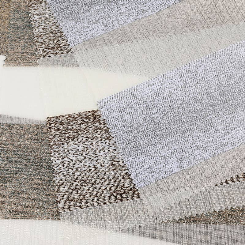 Tissu de store zébré semi-occultant double couche à lumière réglable GD11