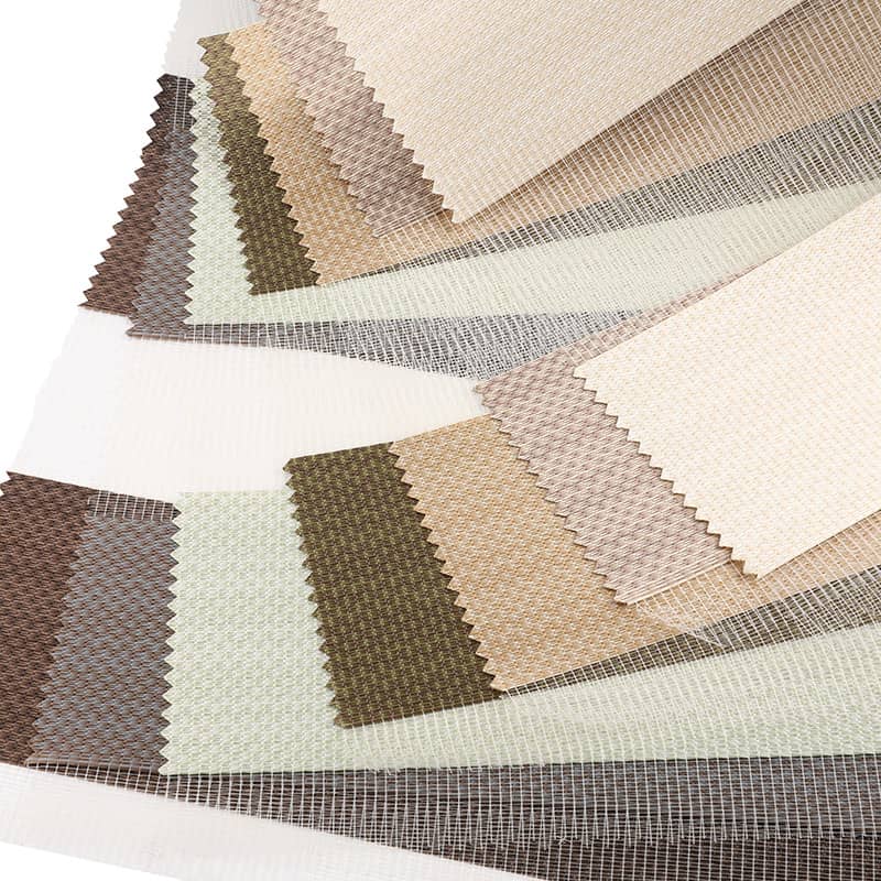 F060 office Home Double-Couche Soft Semi-Blackout Zebra Store Fabric