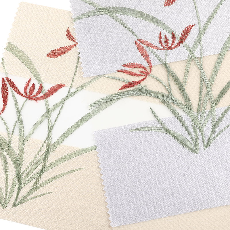 YX036 Tissu aveugle zèbre jacquard intérieur classique rétro