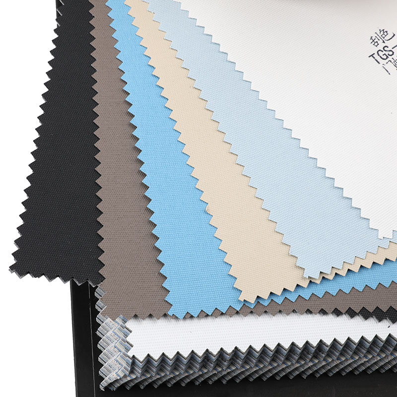 Tissu de store enrouleur semi-occultant à revêtement double couleur TGS 300 cm