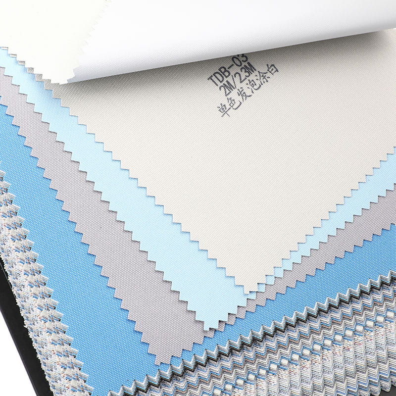 TDB 200/230cm Mousse Revêtement Argent 100% Tissu Store Enrouleur Occultant