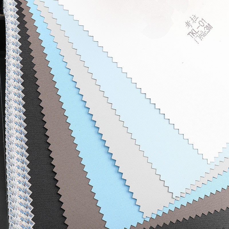 TKL Respectueux de l'environnement Couleur Colle 100% Tissu occultant pour store enrouleur